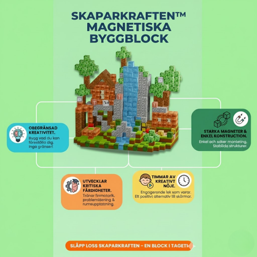 Skaparkraften™ – Magnetiska Byggblock för Kreativitet
